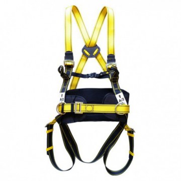 Harnais de sécurité complet confort avec sous fessières et ceinture  maintien dos - antichute - 71082 - TOPLOCK